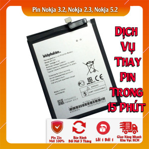 Pin Webphukien cho Nokia 3.2, Nokia 2.3, Nokia 5.2 Việt Nam WT240 4000mAh Pin Webphukien cho Nokia 3.2, Nokia 2.3, Nokia 5.2 Việt Nam WT240 4000mAh